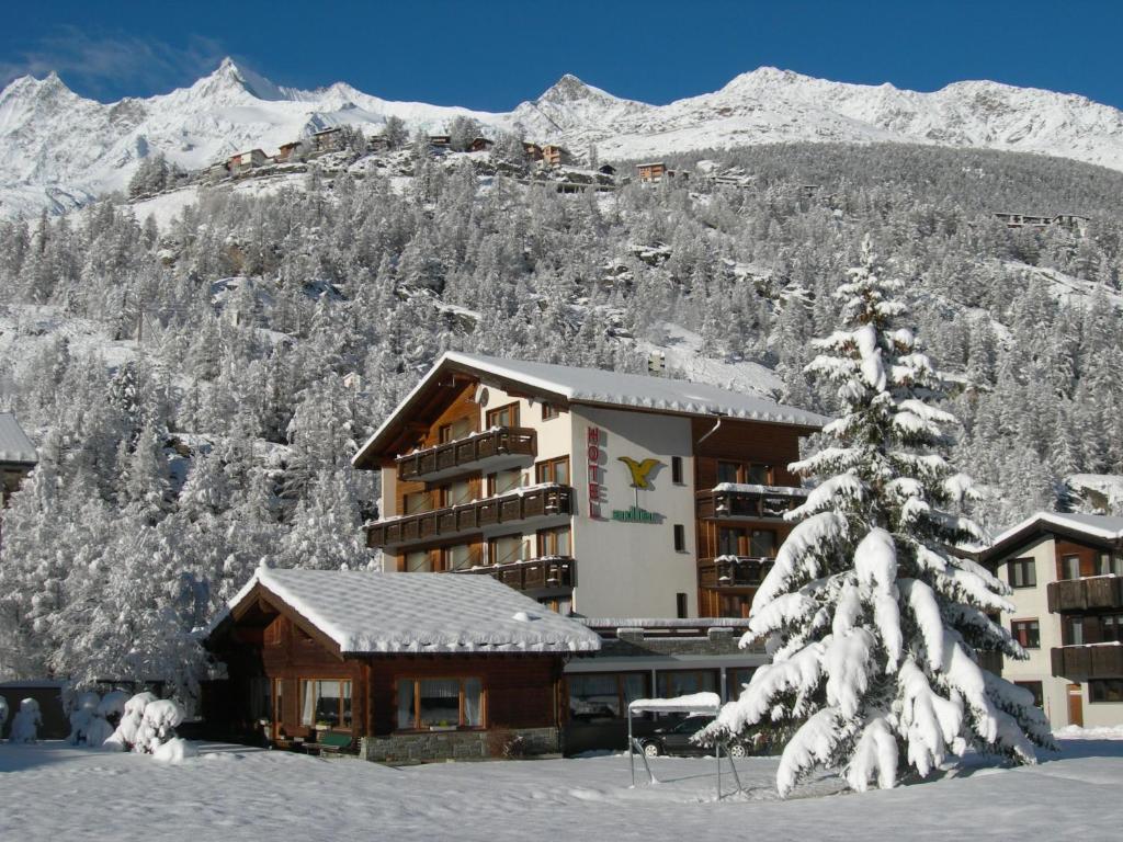 Hotel Adler Saas-Grund Pokoj fotografie